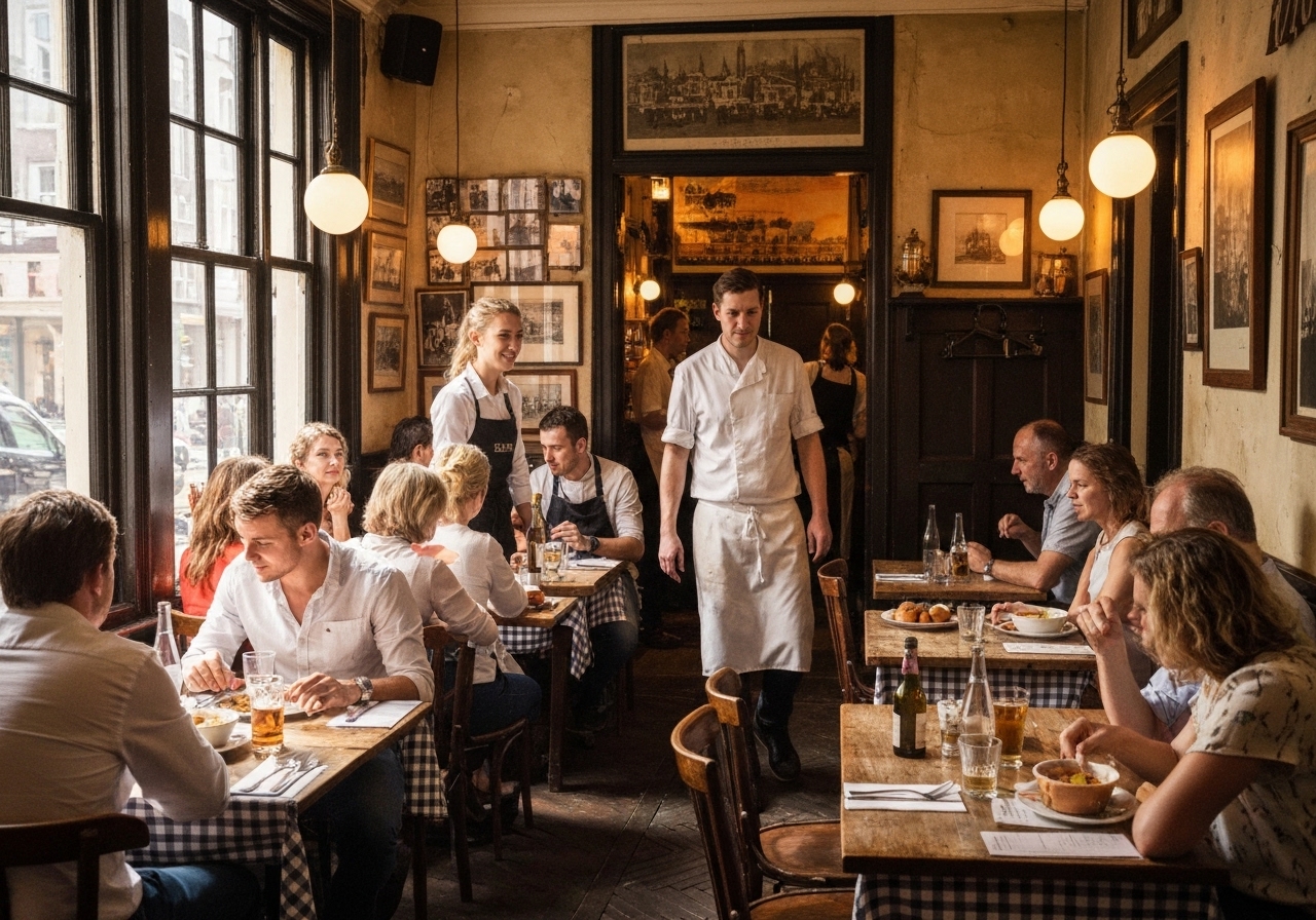 Local restaurant or food in Amsterdam, Netherlands