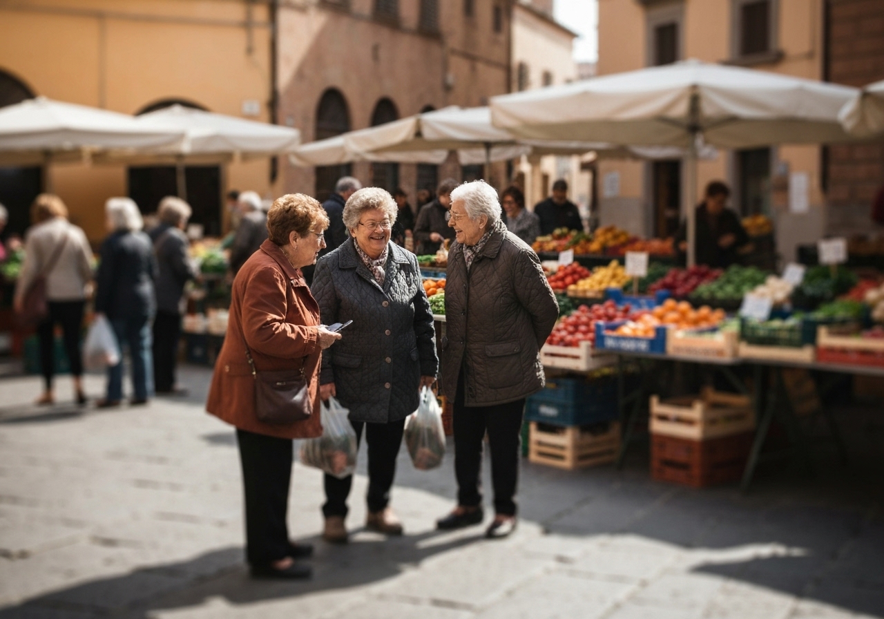 Spontaneous smartphone photo of daily life in Siena, Italy, authentic and unposed