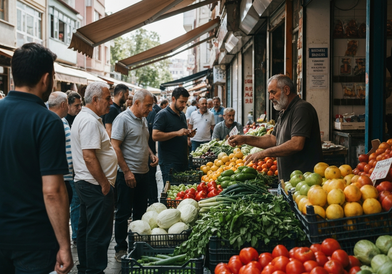 Spontaneous smartphone photo of daily life in Izmir, Turkey, authentic and unposed