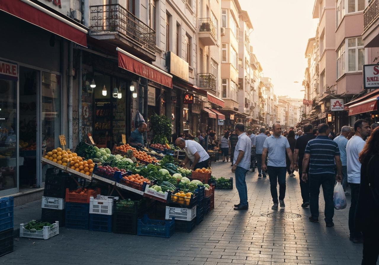 Spontaneous smartphone photo of daily life in Izmir, Turkey, authentic and unposed